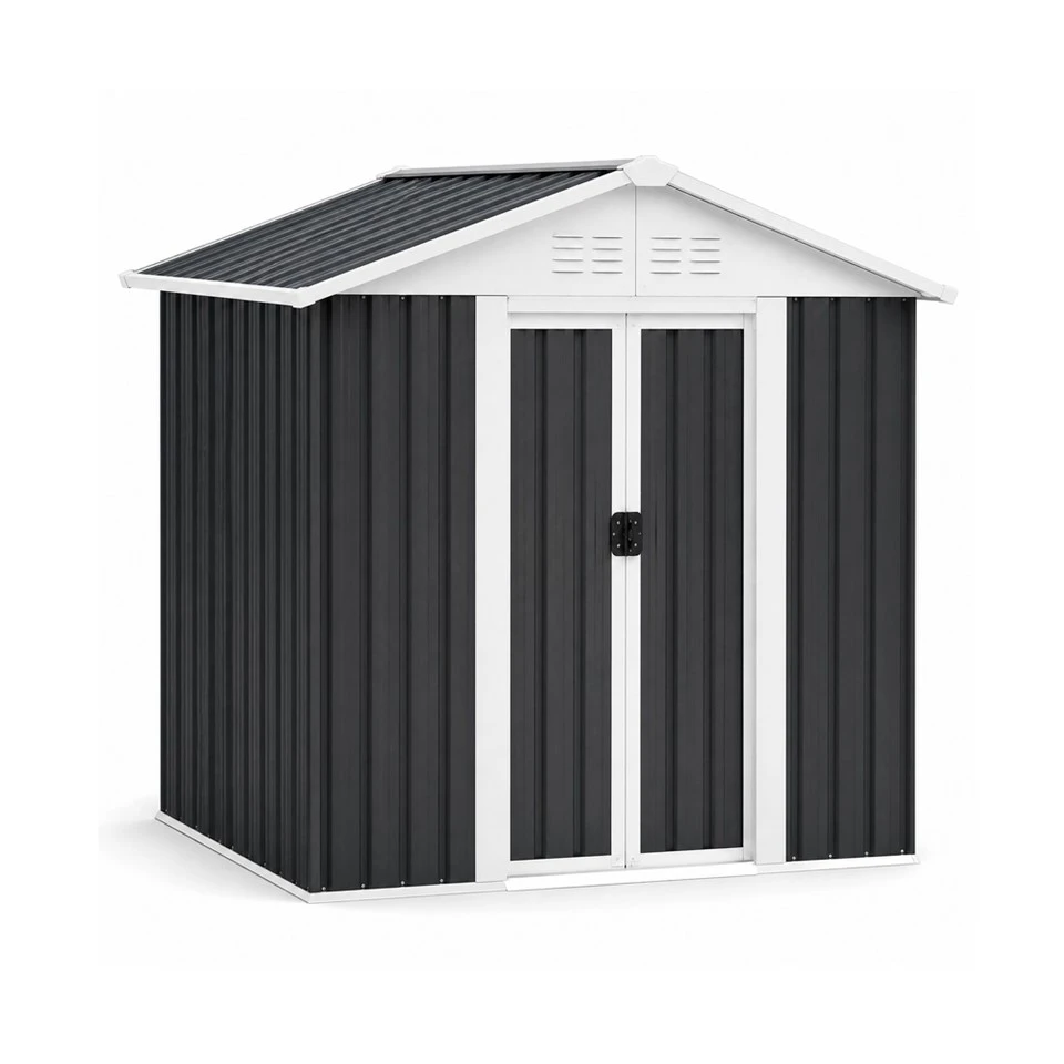 5×3 Gabled Outdoor Metal Garden Shed