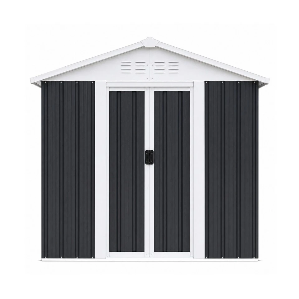 5×3 Gabled Outdoor Metal Garden Shed factory
