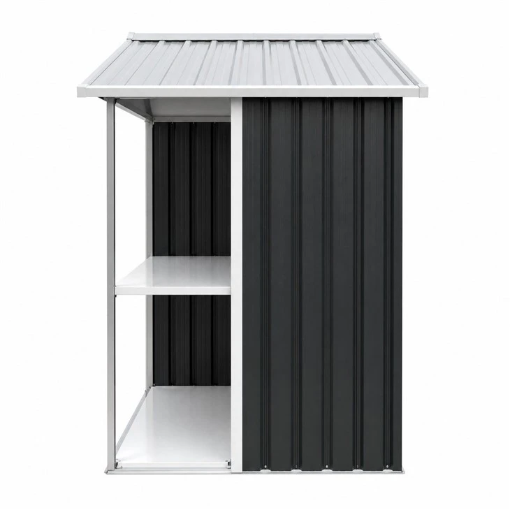 6×4FT Metal Garden Shed With Side Storage best