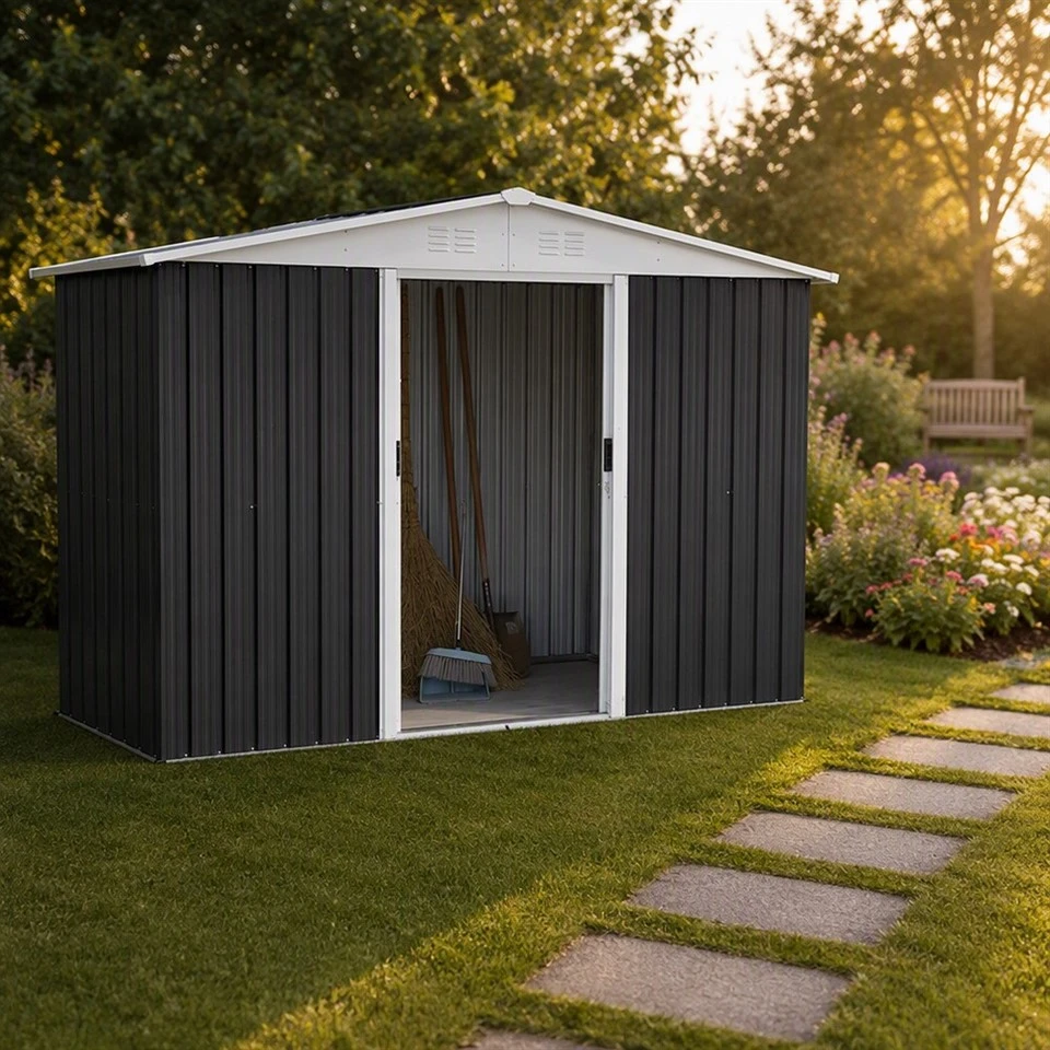 Metal Tool Shed Waterproof Garden Storage factory