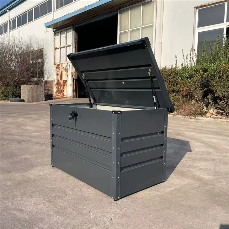 Lockable Metal Garden Storage Box