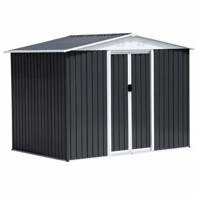10*10 FT Metal Building Shed Durable Steel